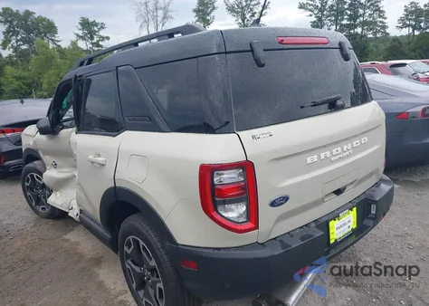 2024 Ford Bronco Sport Outer Banks из США, поврежденный, VIN 3FMCR9C63RRF59994